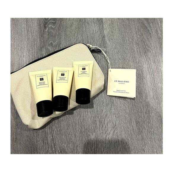 (*NEW) Jo Malone Hand Cream Gift Set + Pouch - Picture 1 of 5